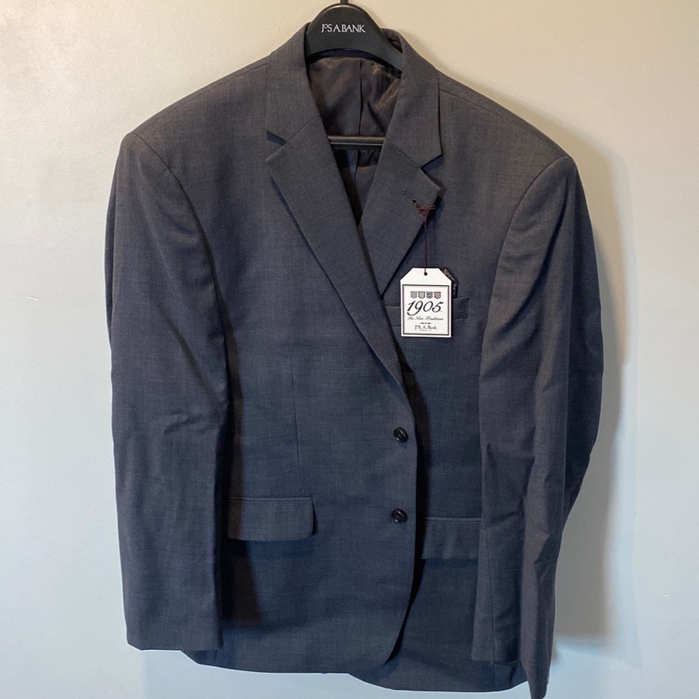NWT Jos A Bank Gray Suit Jacket